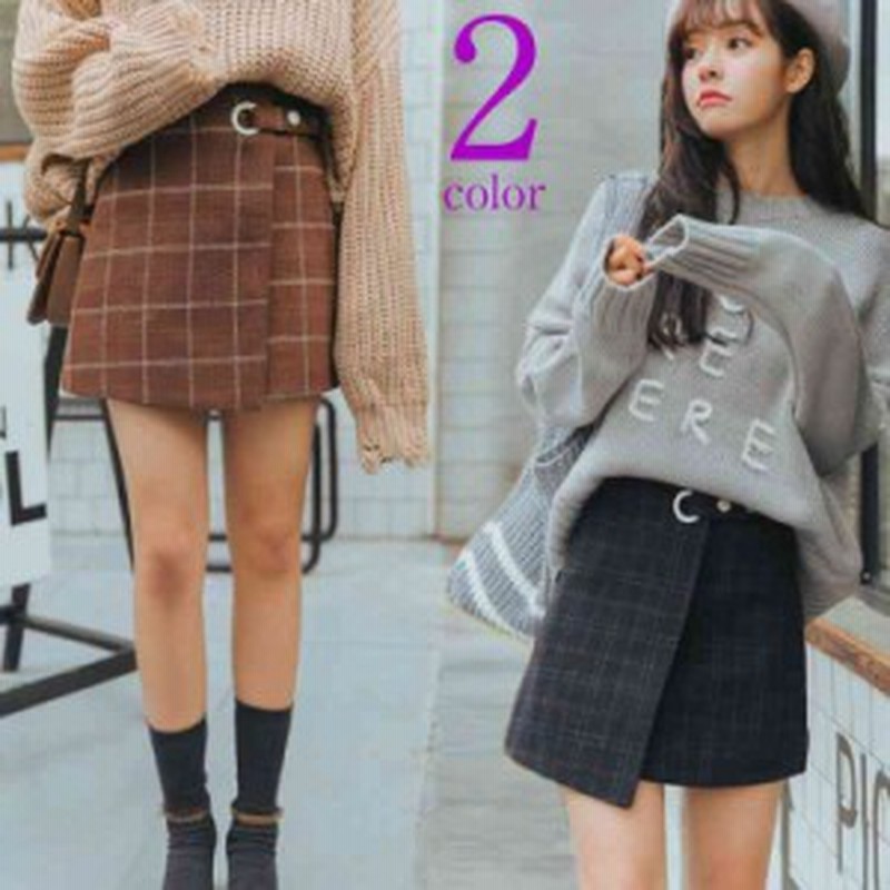秋新作 スカート チェック柄 スカート ミニ 韓国 ファッション ミニスカ レディース 通販 Lineポイント最大1 0 Get Lineショッピング
