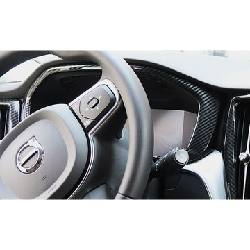 ~歐力斯~富豪 VOLVO 18-25年 XC60 儀表框 儀表板裝飾框 儀表板框 儀錶板外框 碳纖維紋