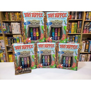 【桃園桌遊家】推倒提基 新版 TiKi Topple『正版桌遊』