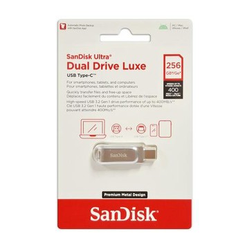 【現貨免運】SanDisk Ultra Luxe 256G Type-C OTG 雙用 金屬隨身碟