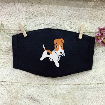 反光口罩 質感手工口罩 剛毛獵狐㹴 Wire Fox Terrier