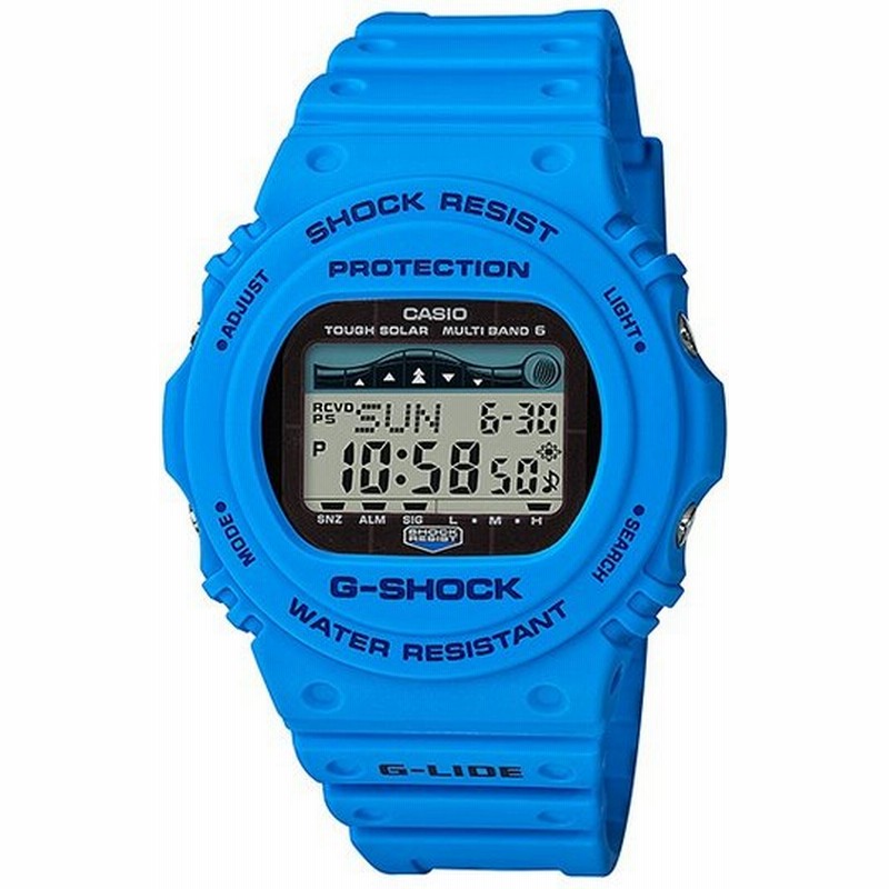 Casio G Shock カシオ Gショック Gライド Gwx 5700cs 2jf 腕時計 メンズ キッズ 子供 男の子 デジタル 電波 ソーラー ソーラー電波時計 防水 ブルー 青 ブラッ 通販 Lineポイント最大0 5 Get Lineショッピング