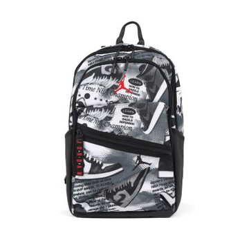 Nike 後背包 Jordan Air Patrol 15吋筆電包 白黑 書包 JD2623023AD-003