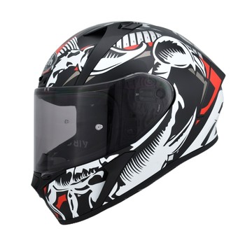 AIROH 安全帽 VALOR #4 消光黑紅 全罩 安全帽 輕量 通風 耳機曹 快拆鏡片 義大利品牌