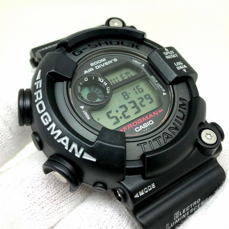 G-SHOCK ジーショック CASIO カシオ 腕時計 DW-8200Z-1T フロッグマン FROGMAN メンインブラック デジタル  【IT3CQCYDL62S】 | LINEブランドカタログ