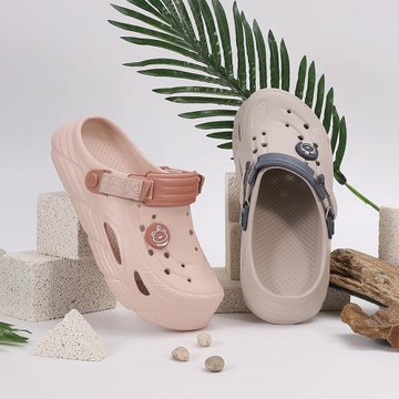 【333家居鞋館】 文青跳色布希鞋(2色)