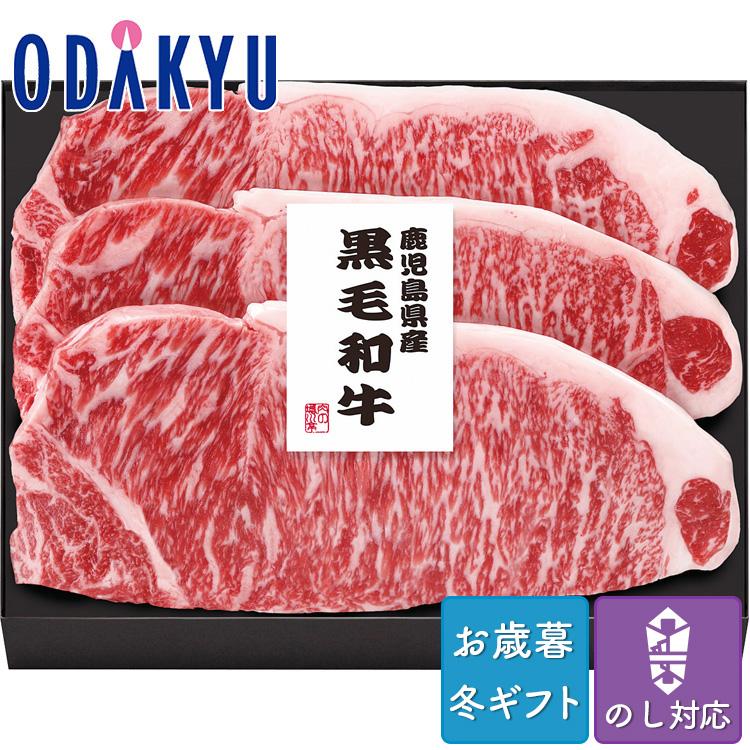 お歳暮 送料無料 お肉  牛肉 サーロイン 肉の堀川亭 鹿児島県産黒毛和牛サーロインステーキ 計405g※沖縄・離島届不可