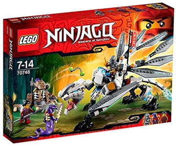 LEGO 樂高 拼插類玩具 Ninjago幻影忍者系列 鈦之神龍 70748
