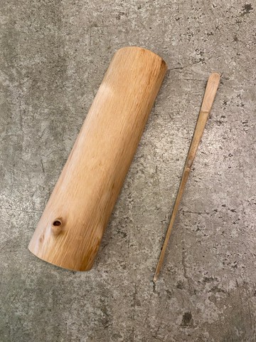 手工肖楠茶則
