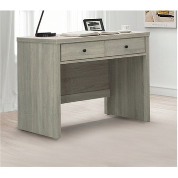 AS DESIGN雅司家具-萊斯利3尺淺灰兩抽書桌-90x56x79cm