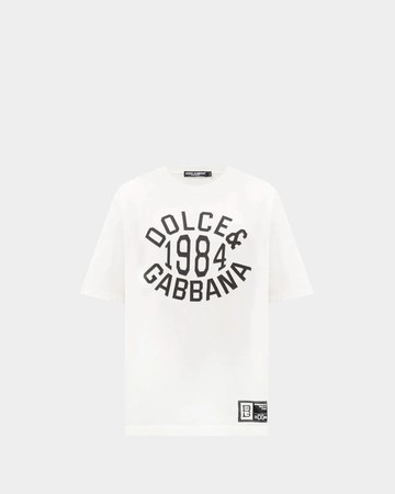 DOLCE&GABBANA  1984 LOGO 男款 T-shirt - 48