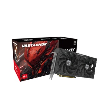 AMD VASTARMOR 瀚鎧 RX9060XT 16G 合金 黑 顯示卡