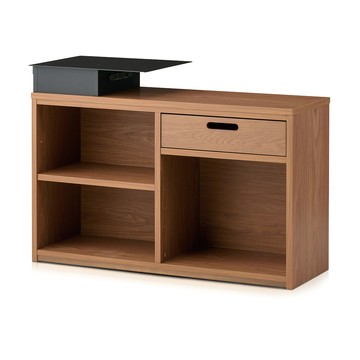 【KOIZUMI】NESTIS單抽三格邊櫃KWB-89‧幅38cm胡桃