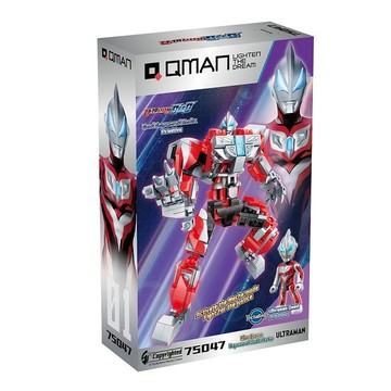 星矢TOY 板橋實體店面 超快速出貨 QMAN 積木 超人力霸王 捷德強化機甲 原始型態