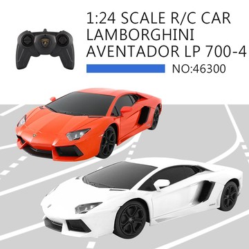 【瑪琍歐玩具】 1:24 LAMBORGHINI AVENTADOR LP 700-4遙控車/46300 (白、橙)