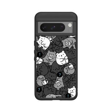 Pixel 8 Pro SolidSuit 黑 - 白白日記 Darylhochi - 眾裏尋他 (黑白)