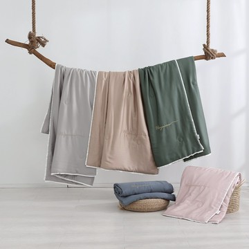 HOYACASA 清淺典雅300織琉璃天絲涼被｜多款任選｜(150x190cm)