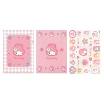 sun-star L型A5資料夾 155 x 220 x 1mm  美樂蒂  1組