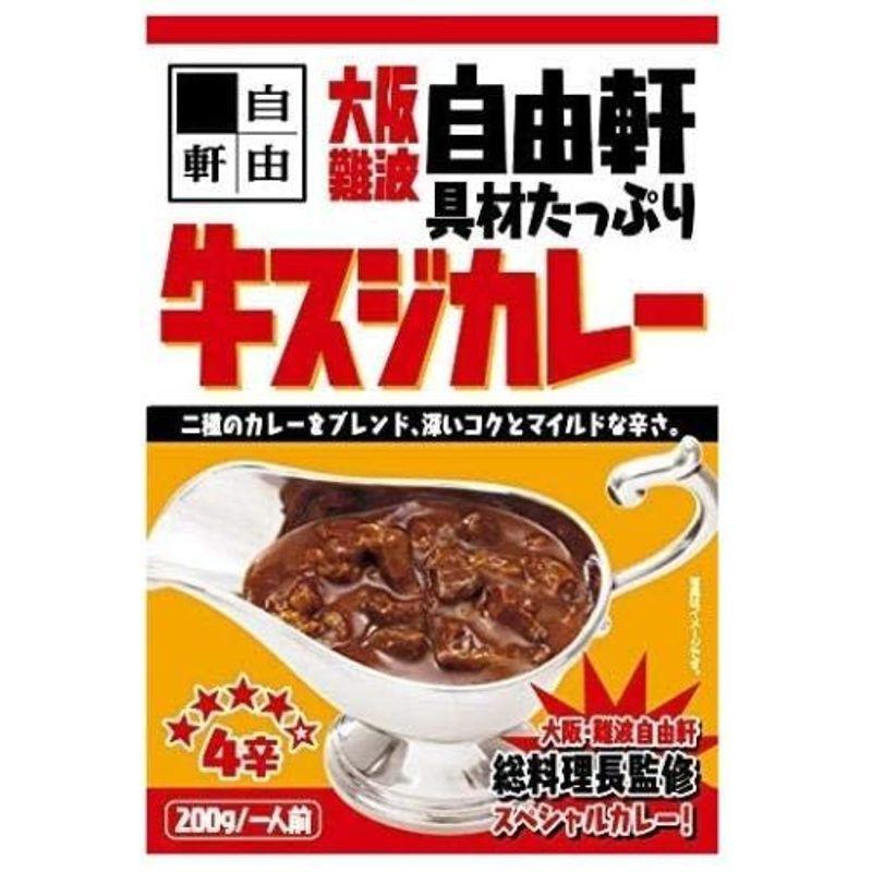 大阪難波自由軒 具材たっぷり牛スジカレー200g