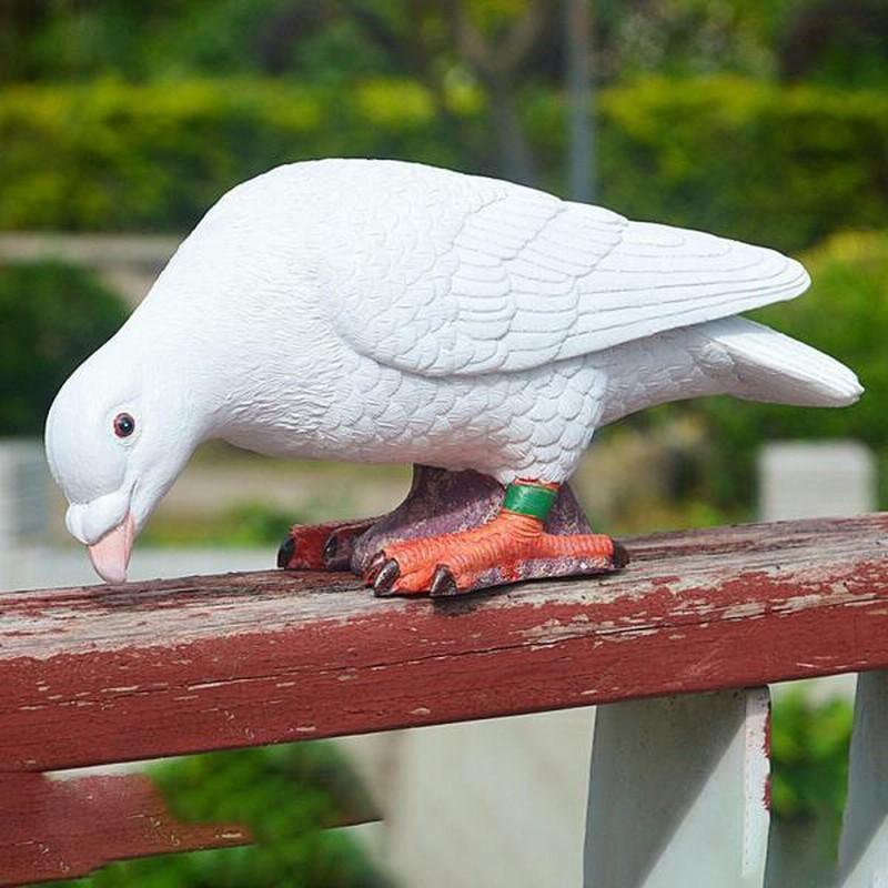 装飾シミュレーション鳩人工白鳩鳥の結婚式の飾りホームパーティーの