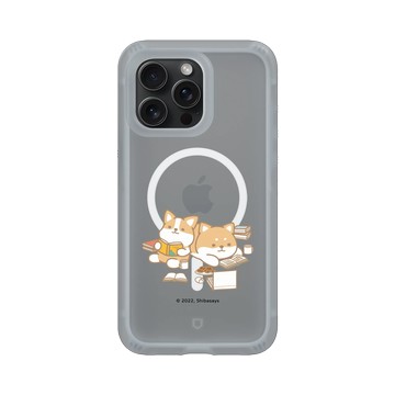 iPhone 15 Pro Max AirX 流變灰 - 柴語錄 Shiba Says - 一起宅在家