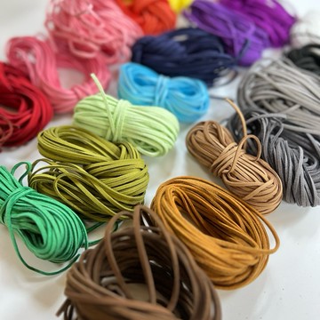 ONEDAY 皮繩 雙面絨皮繩 麂皮繩  雙面絨 禮物包裝 DIY 吊墜配件 手鍊皮繩 項鍊皮繩 緞帶 花束皮繩