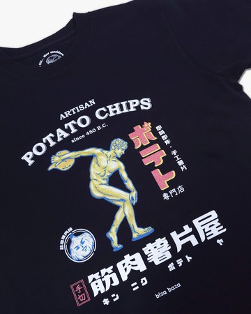 筋肉薯片T恤