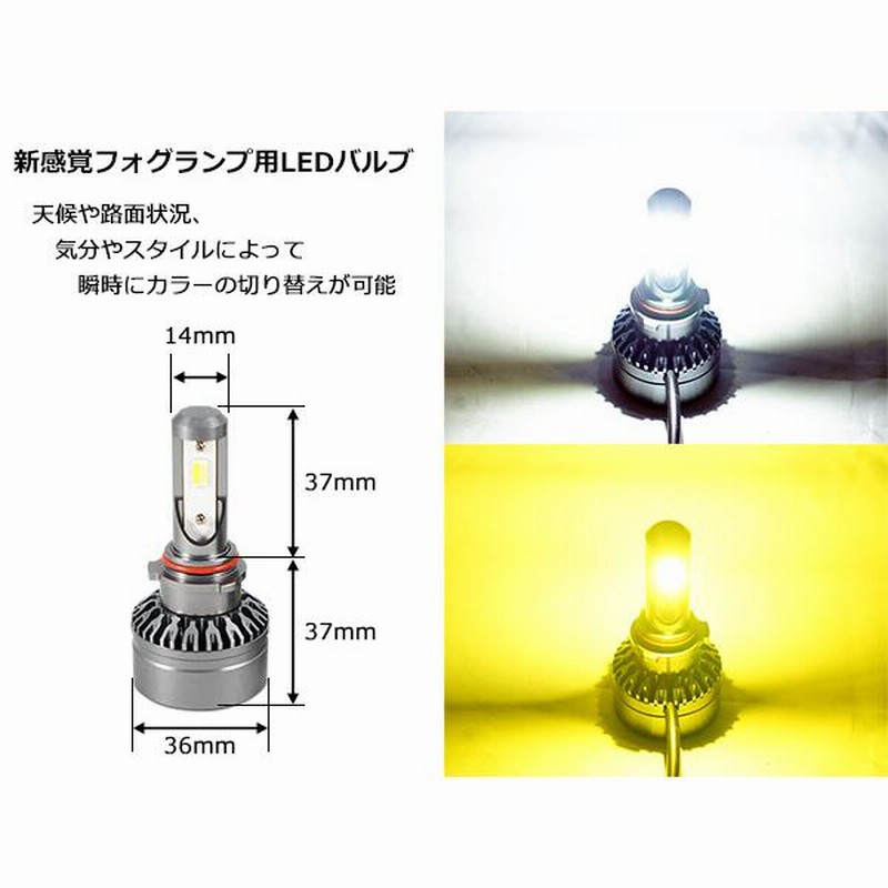 OPPLIGHT PSX26W LED フォグランプ 6000K 白色 ホワイト