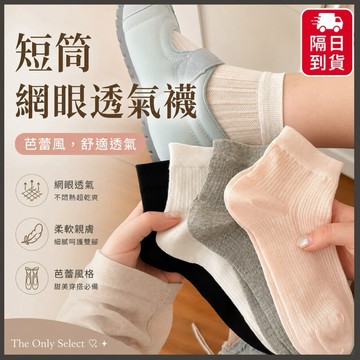TheOnly【短筒網眼襪】隔日到貨💗日系短筒網眼透氣襪 棉襪 網眼襪 短筒襪 女生襪子 少女襪 學生襪 白襪