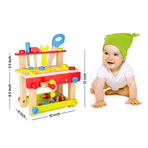SainSmart Jr. 木製ツールワークベンチ 幼児用ベンチワークショップ