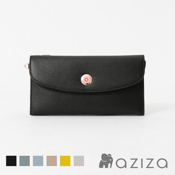 aziza OLA拉鍊單層長夾 多色