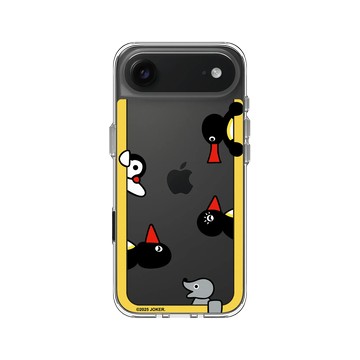 iPhone Air Clear Case（相機按鈕） 透明 - Pingu 企鵝家族 - Pingu與他的家人