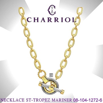 CHARRIOL夏利豪 Necklace項鍊 St-tropez Mariner金舷窗吊墜款 C6(08-104-1272-6)