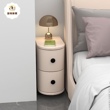 實木床頭柜帶輪可移動家用臥室小型超窄收納夾縫柜輕奢簡約床邊柜py6101