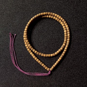 星月菩提子 6*5mm直切桶珠108顆手串手鏈干磨未脫脂