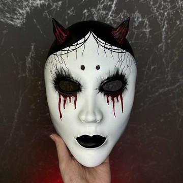 對馬之鬼伊予Boss面具、般若面具、藝伎面具、日本惡魔面具