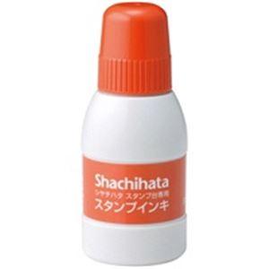 （まとめ）シヤチハタ 補充インキ 小 SGN-40-OR 朱〔×10セット〕〔代引不可〕