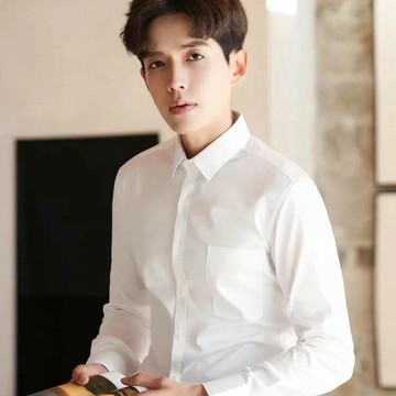 白色襯衫男長袖高級感免燙商務正裝男士職業工作服伴郎結婚白襯衣鑫弘-衣錦男裝
