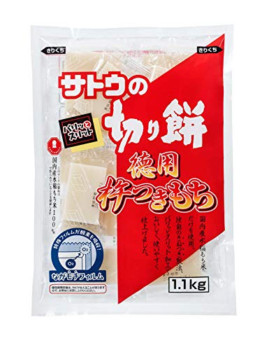 サトウの切り餅 徳用杵つき餅1.1ｋｇ 