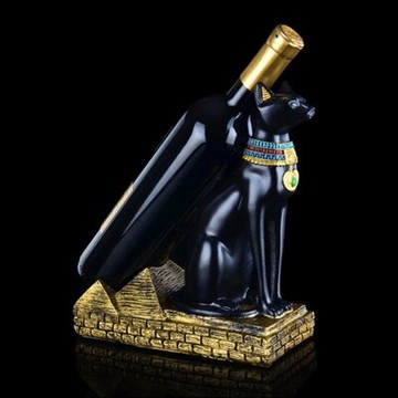 現貨+預購 紅酒架 工藝品 樹脂擺件-埃及金字塔貓神造型居家擺飾73i17【獨家進口】【米蘭精品】