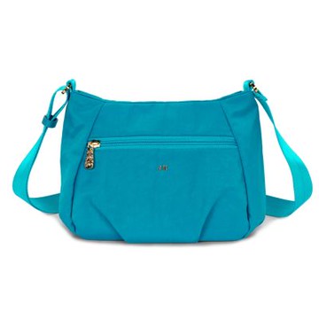 J II 側背包 幻境防潑水斜背包-土耳其藍-7002-16
