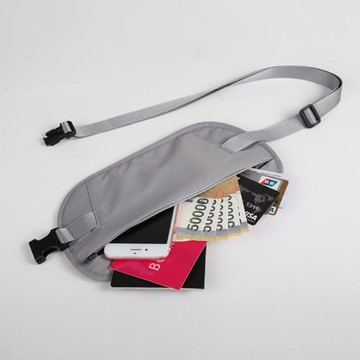 GOX防盜隱形腰包貼身超輕便超薄護照包旅行運動手機跑步健身腰帶