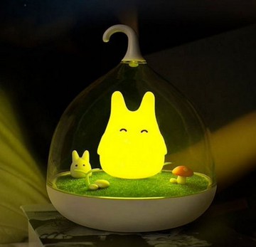 LED小精靈燈(觸控版)，LED燈小精靈燈小夜燈露營燈USB充電檯燈掛燈療癒交換禮物小精靈LED微景觀夜燈/小夜燈/餵奶