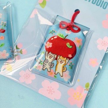 汪喵刺繡平安御守