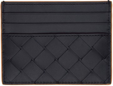Bottega Veneta 黑色 Intrecciato 卡包
