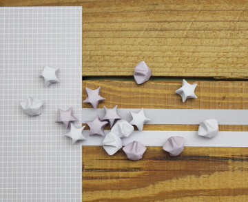 【星星紙】 折星星紙條(淡紫)930504