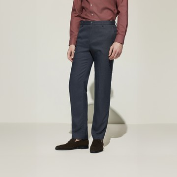 可機洗斜紋內置彈性腰帶單品西褲/木炭色 | 5115201597