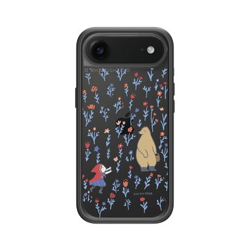 iPhone Air Mod NX -邊框背蓋組合 (相機按鈕) 黑 - 咻咻熊 XiuXiubear - 大咻熊與小紅帽