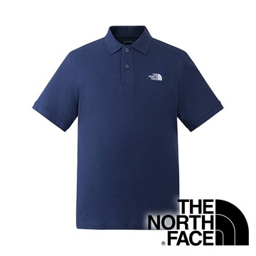 【THE NORTH FACE 美國】男POLO短袖棉上衣『海軍藍』NF0A8FZV 戶外 露營 登山 健行 休閒 時尚 運動 旅遊 上衣