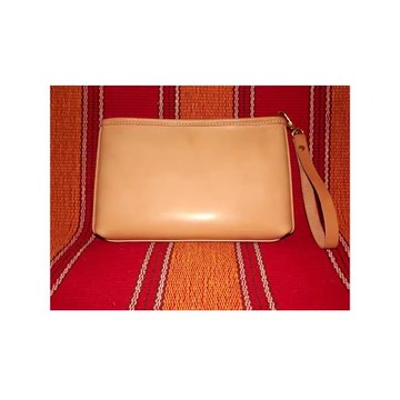 皮客手工 原創款 日本櫪木鞍革 原色植鞣革手拿包 信封包拉鏈手包